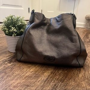 coach edie shoulder bolsa with large whiplash